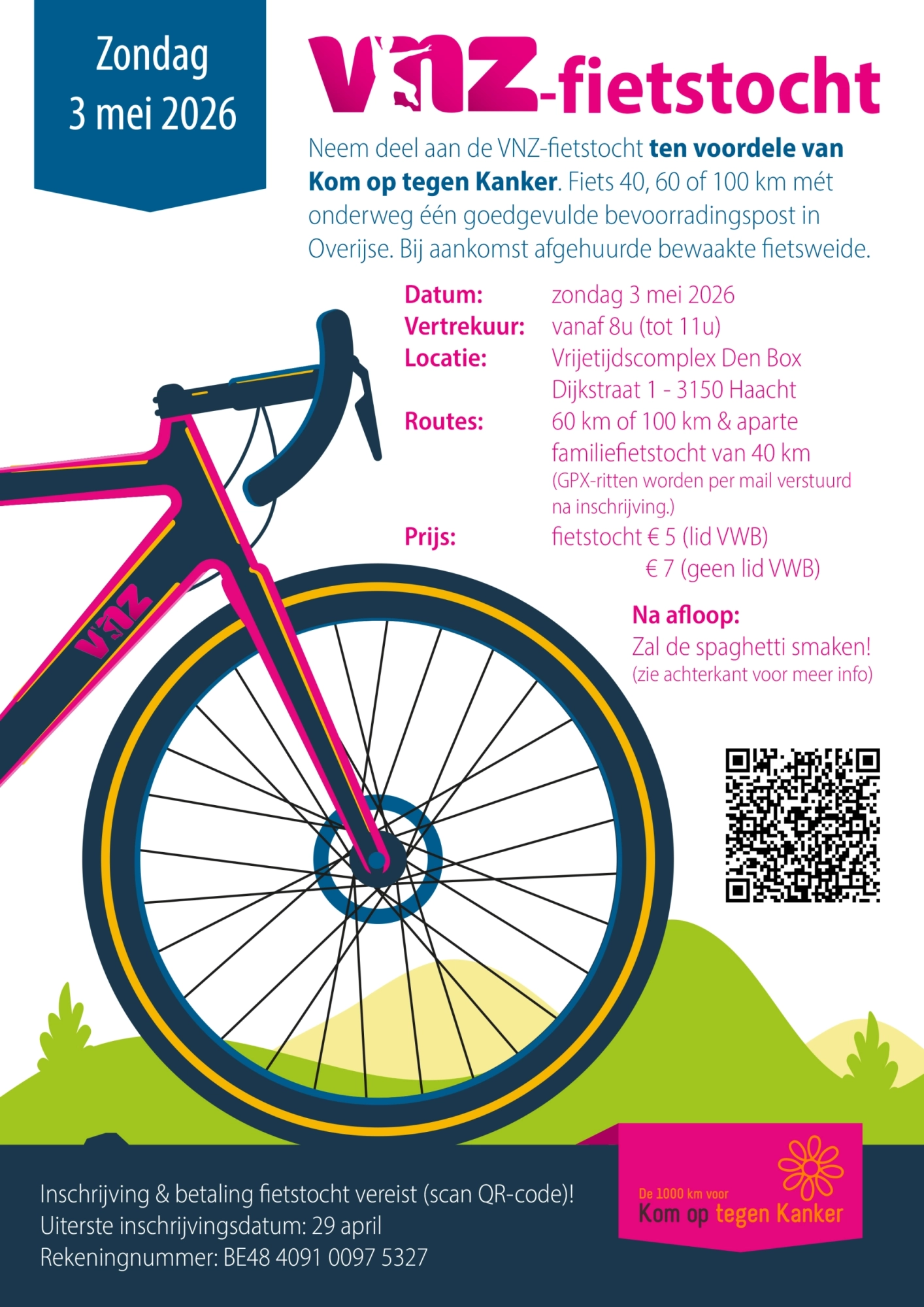 VNZ fietstocht flyer