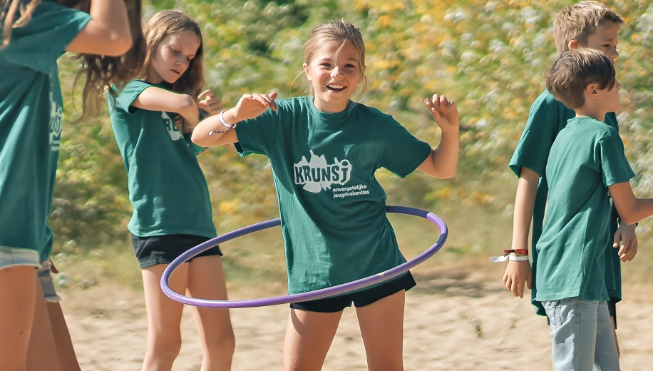 Kinderen op kamp